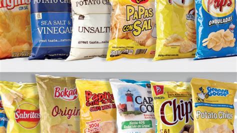 Tabla comparativa de las diferentes marcas de papas fritas analizadas, incluyendo sabor, crocancia, nivel de sal y sellos nutricionales.
