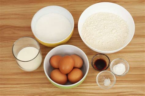 Ingredientes básicos para un bizcocho casero