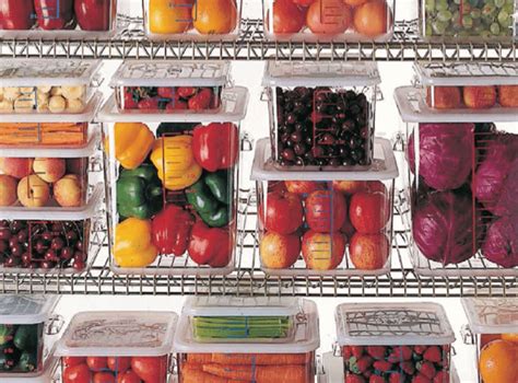 Ilustración sobre el almacenamiento seguro de alimentos