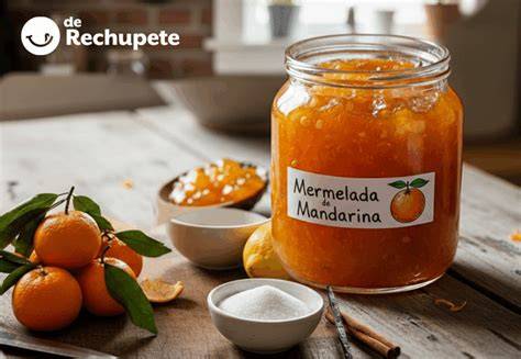 Reducción de salsa de mandarina