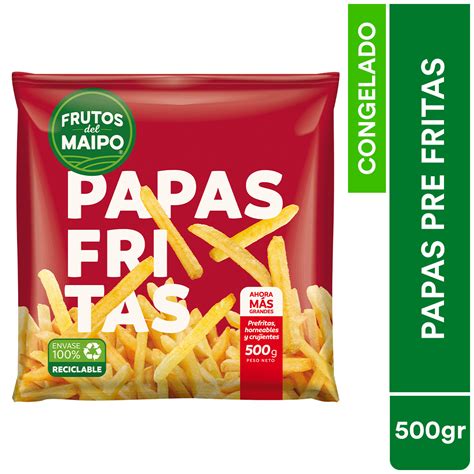 infografía comparativa entre papas fritas naturales y prefritas, destacando diferencias en proceso y sabor