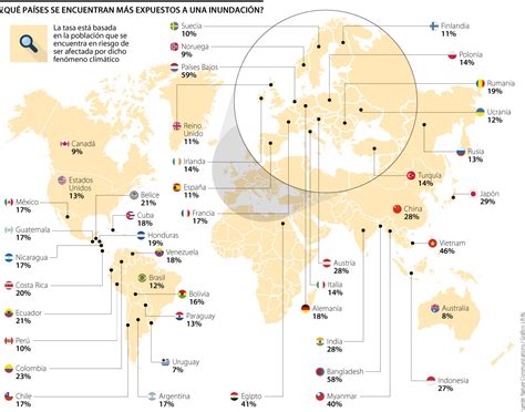 mapamundi destacando los países con mayor tradición y consumo de papas fritas
