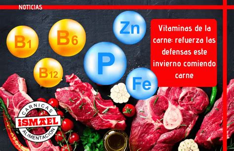 Tabla de nutrientes esenciales en la carne roja