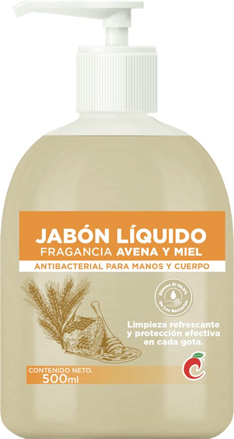 Envase de jabón líquido de avena