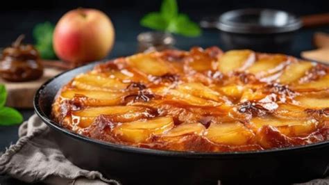 Composición visual de los ingredientes medidos para la tarta de manzana en sartén.
