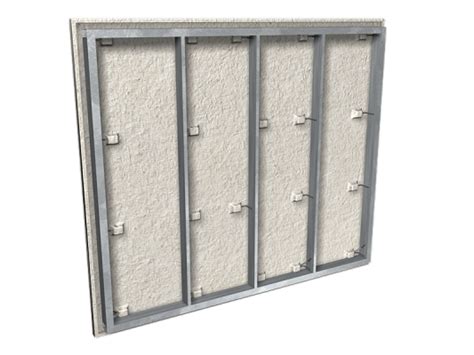Ejemplo de panel GRC Stud-Frame en una fachada