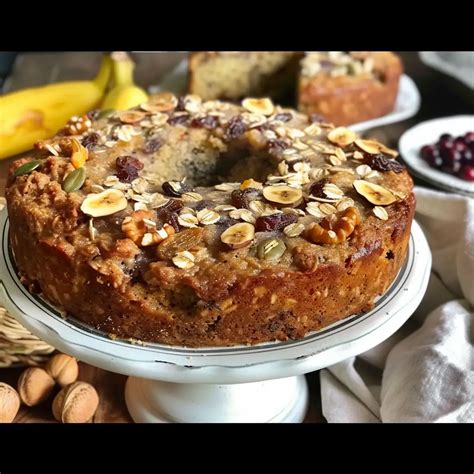 Tarta de plátano con una sola capa para un bebé