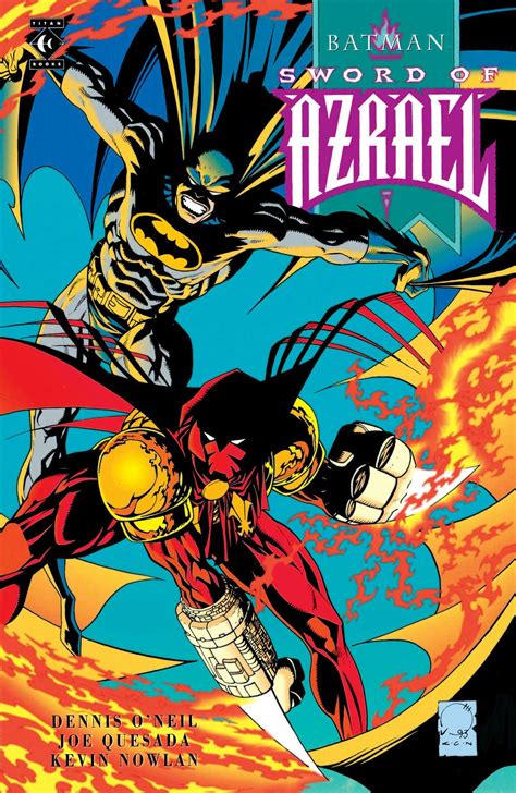 ilustraciones de Joe Quesada para Batman: Sword of Azrael