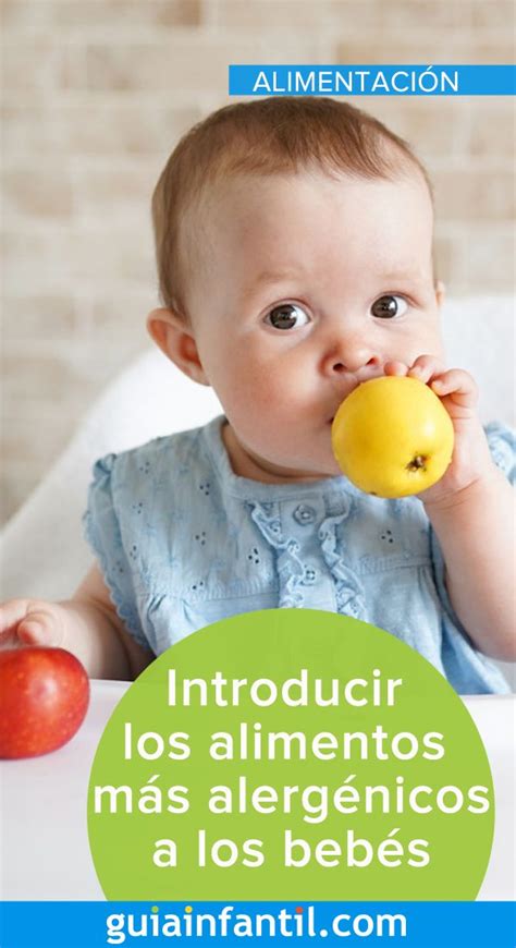 Infografía sobre cómo introducir alimentos alergénicos a bebés