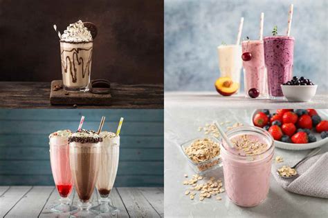 Infografía: diferencias entre milkshake, smoothie, jugo y batido