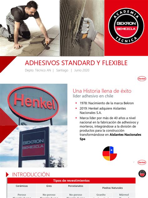 infografía comparativa de los distintos tipos de adhesivos Bekron