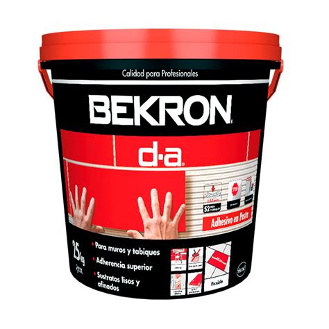 ejemplo de aplicación de adhesivo Bekron DA sobre una losa calefaccionada