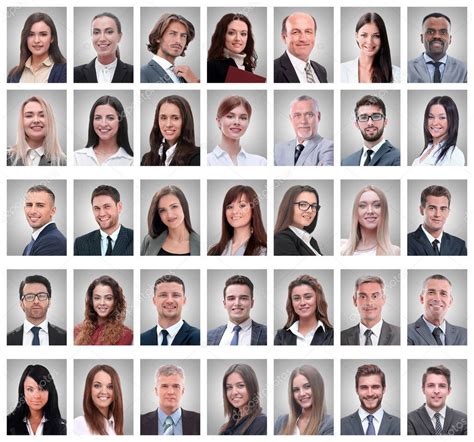 Collage de retratos de jóvenes chefs exitosos en diferentes roles de liderazgo.
