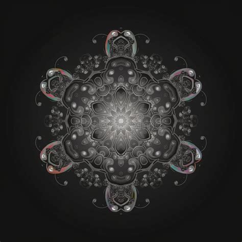 Diseño de mandala complejo en un pastel