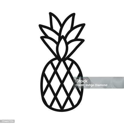 Ilustración de piña como símbolo de bienvenida