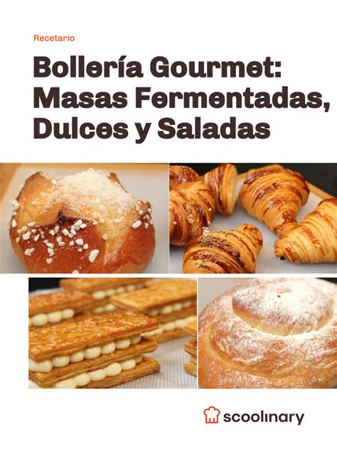 Variedad de bollería de masas fermentadas dulces