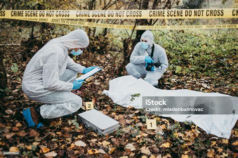 Escena de investigación policial o forense