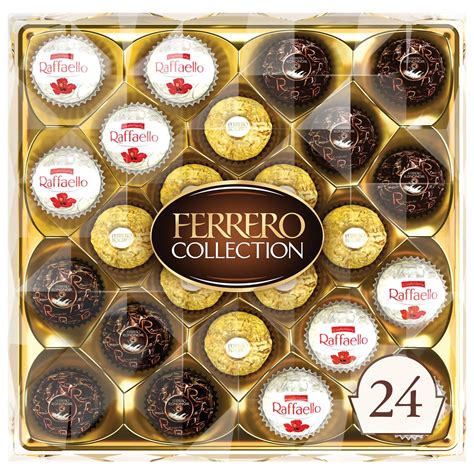 Esquema de las capas que componen un Ferrero Rocher: chocolate con leche, avellanas troceadas, barquillo y crema de avellana.