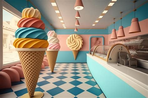 Fachada colorida de la heladería Apolo, invitando a probar sus helados veganos.