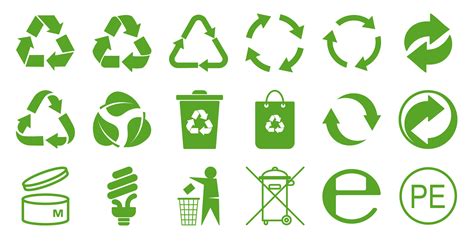 Ilustración del símbolo universal del reciclaje y su significado