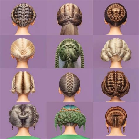 collage de diferentes peinados de hombres logrados con mousse (ondas, volumen, definición)