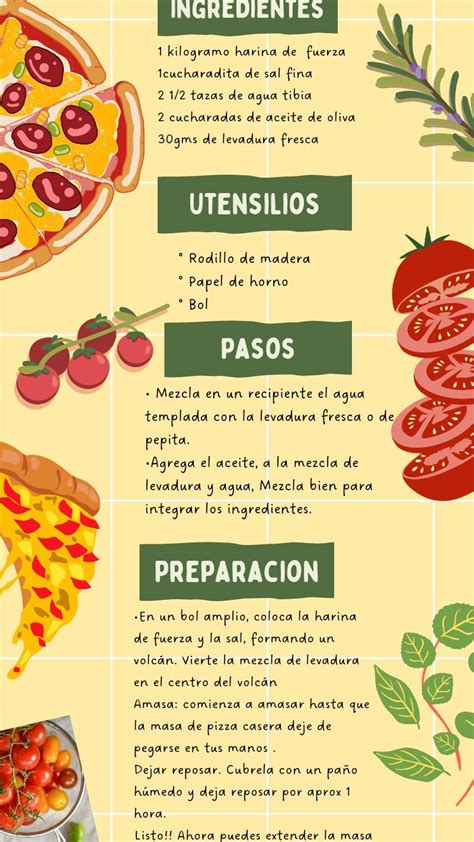 Infografía comparativa de los componentes nutricionales de la pizza casera vs. pizza industrial