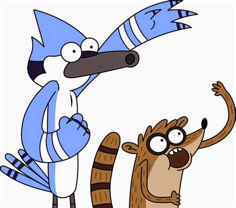 Ilustración de Mordecai y Rigby, los protagonistas de Un Show Más