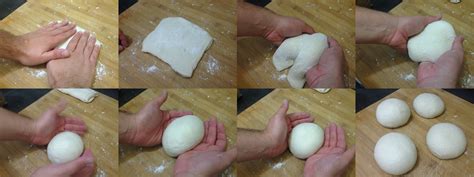 Infografía detallando el proceso de corte y boleado de la masa de trigo para tortillas.
