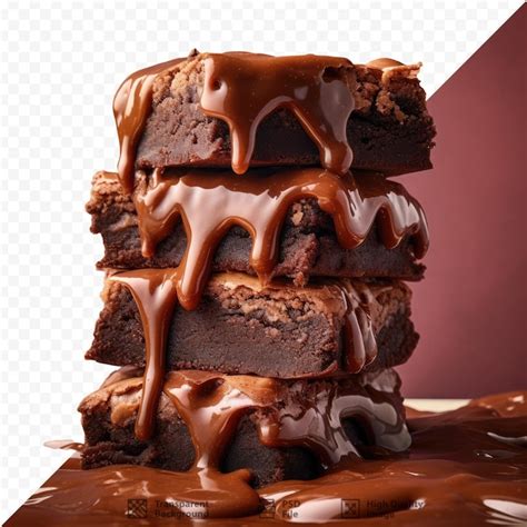 Imagen de un trozo de brownie con su característica capa crujiente y centro húmedo