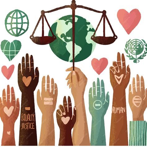 Ilustración que representa la diversidad humana y la igualdad de derechos.