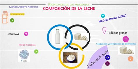 Esquema de los ingredientes principales de la leche de tigre