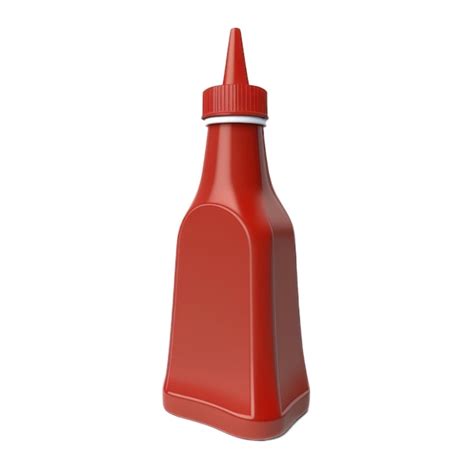 Foto de una botella de ketchup gourmet